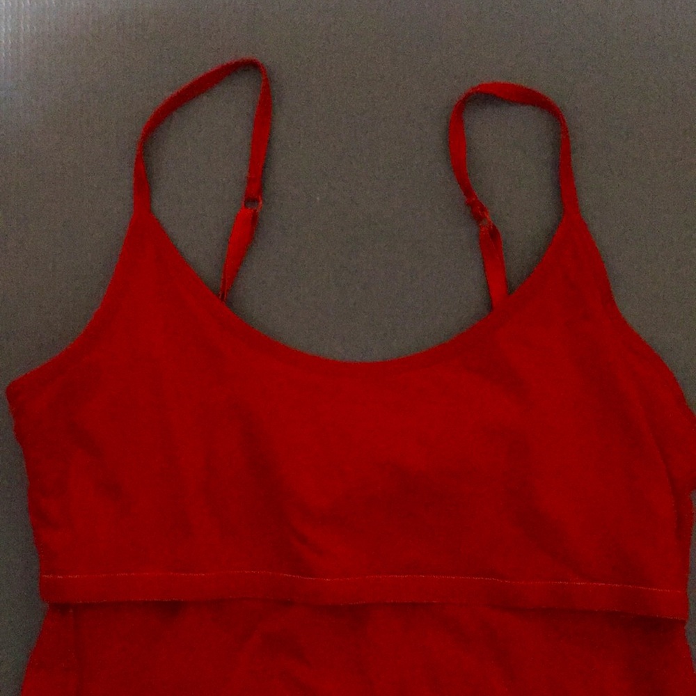 ❤️Red white striped bra top/tank- S - Picture 6 of 11